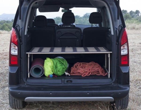 Camporan - Pack Mini Van: Estructura de Cama + Colchón Plegable